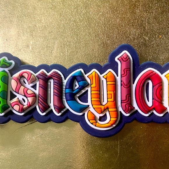 Disneyland Souvenir Rainbow Letters Collectible Magnet 5” - Picture 3 of 7